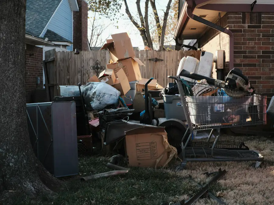 Before: Cluttered and in the way